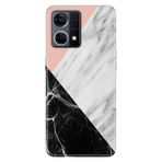 Senada Oppo Reno 7 4G İle Uyumlu Kılıf Silikon Desenli Tam Koruma Resimli Kapak Siyah Pembe Beyaz Mermer