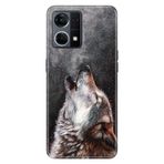 Senada Oppo Reno 7 4G İle Uyumlu Kılıf Silikon Desenli Tam Koruma Resimli Kapak Vahşi Kurt