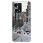 Senada Oppo Reno 7 4G İle Uyumlu Kılıf Silikon Desenli Tam Koruma Resimli Kapak Winter New York