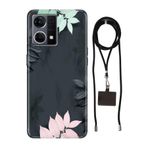 Senada Oppo Reno 7 4G ile Uyumlu Kılıf Spring Silikon İpli Boyun Askı Aparatı