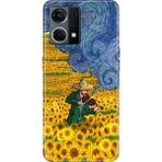 Senada Oppo Reno 7 4g Kılıf Desenli Baskılı Tpu Rubber Kapak Art Deco - 001-Renkli