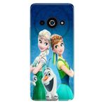 Senada Poco C61 ile Uyumlu Kılıf Xiaomi Baskılı Silikon ElsaAnnaOlaf