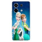 Senada Poco X6 - Xiaomi Redmi Note 13 Pro 5G ile Uyumlu Kılıf Resimli Desenli Silikon ElsaAnnaOlaf