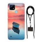 Senada Realme C21 ile Uyumlu Kılıf Gidelim Buralardan Desenli Silikon İpli Boyun Askı Aparatı
