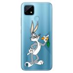 Senada Realme C21 ile Uyumlu Kılıf Resimli Desenli Silikon Bugs