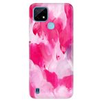 Senada Realme C21 ile Uyumlu Kılıf Resimli Desenli Silikon Pinking