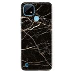 Senada Realme C21 ile Uyumlu Kılıf Resimli Desenli Silikon Tokyo Mermer