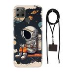 Senada Realme C21Y C25Y ile Uyumlu Kılıf Astro Desenli Silikon İpli Boyun Askı Aparatı