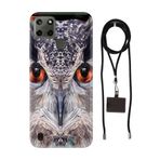 Senada Realme C21Y C25Y ile Uyumlu Kılıf Baykuş 212 Desenli Silikon İpli Boyun Askı Aparatı