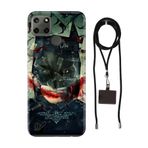 Senada Realme C21Y C25Y ile Uyumlu Kılıf BruceWayne Desenli Silikon İpli Boyun Askı Aparatı