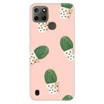 Senada Realme C21Y C25Y İle Uyumlu Kılıf Desenli Baskılı Silikon Cactus