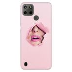 Senada Realme C21Y C25Y İle Uyumlu Kılıf Desenli Baskılı Silikon Saklı Aşk
