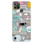 Senada Realme C21Y C25Y İle Uyumlu Kılıf Desenli Baskılı Silikon Sticker Style