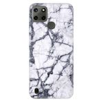 Senada Realme C21Y C25Y ile Uyumlu Kılıf Resimli Desenli Silikon Jumeria Mermer