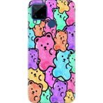 Senada Realme C21Y - C25Y Kılıf Desenli Baskılı Tpu Rubber Kapak Bears - 001-Renkli