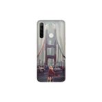 Senada Realme C3 5İ 6İ İle Uyumlu Kılıf Silikon Desenli Tam Koruma Resimli Kapak Kırmızılı Kadın