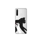 Senada Realme C3 5İ 6İ İle Uyumlu Kılıf Silikon Desenli Tam Koruma Resimli Kapak Sanat Kedi