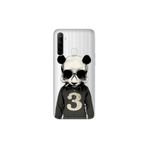 Senada Realme C3 5İ 6İ İle Uyumlu Kılıf Silikon Desenli Tam Koruma Resimli Kapak Skull Panda