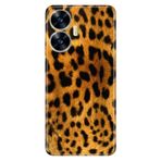 Senada Realme C55 ile Uyumlu Kılıf Silikon Desenli Resimli UV Kapak Leopar Kürk
