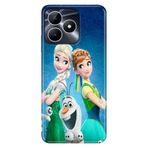 Senada Realme Note 50 4G ile Uyumlu Kılıf Resimli Desenli Silikon ElsaAnnaOlaf