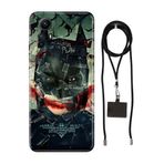 Senada Redmi Note 12S ile Uyumlu Kılıf BruceWayne Desenli Silikon İpli Boyun Askı Aparatı