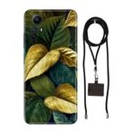 Senada Redmi Note 12S ile Uyumlu Kılıf Orman Kokusu Desenli Silikon İpli Boyun Askı Aparatı