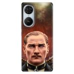 Senada Reeder S19 Max Pro S Edge ile Uyumlu Kılıf Desenli Baskılı Silikon Asil Atatürk