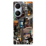Senada Reeder S19 Max Pro S Edge ile Uyumlu Kılıf Desenli Baskılı Silikon Newyork Retro