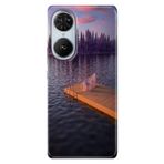 Senada Reeder S19 Max Pro S Edge ile Uyumlu Kılıf Desenli Baskılı Silikon Romantik Rıhtım