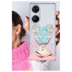 Senada Reeder S19 Max Pro S Edge ile Uyumlu Kılıf Şeffaf Silikon Baskılı SpaceGirl