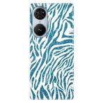 Senada Reeder S19 Max Pro S Edge İle Uyumlu Kılıf Silikon Desenli Kapak Parıldayan Zebra