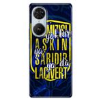 Senada Reeder S19 Max Pro S Edge İle Uyumlu Kılıf Telefon İle Uyumlu Kılıfı Baskılı Aşkın Rengi Sarı Lacivert