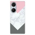 Senada Reeder S19 Max Pro S Edge İle Uyumlu Kılıf Telefon İle Uyumlu Kılıfı Baskılı Beyaz Gri Mermer