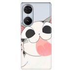 Senada Reeder S19 Max Pro S Edge İle Uyumlu Kılıf Telefon İle Uyumlu Kılıfı Baskılı Fat Cat