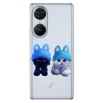 Senada Reeder S19 Max Pro S Edge İle Uyumlu Kılıf Telefon İle Uyumlu Kılıfı Baskılı Sweet Kitten