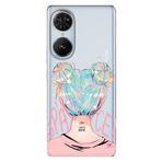 Senada Reeder S19 Max Pro S Edge İle Uyumlu Kılıf Telefon İle Uyumlu Kılıfı Baskılı Uzaydan Gelen Kız