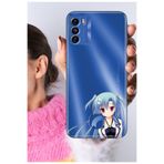 Senada Reeder S19 Max Pro S ile Uyumlu Kılıf S19 Max Pro S Şeffaf Silikon Baskılı Anime Kız