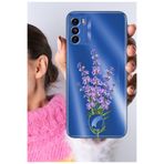 Senada Reeder S19 Max Pro S ile Uyumlu Kılıf S19 Max Pro S Şeffaf Silikon Baskılı Motifli Lavanta