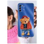 Senada Reeder S19 Max Pro S ile Uyumlu Kılıf S19 Max Pro S Şeffaf Silikon Baskılı TeddyBear