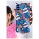 Senada Reeder S19 Max Pro S ile Uyumlu Kılıf Uyumlu Şeffaf Silikon Kapak Üçgen Desen