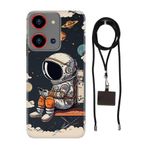 Senada Reeder S19 Max Pro S Zoom ile Uyumlu Kılıf Astro Silikon İpli Boyun Askı Aparatı