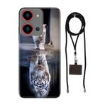 Senada Reeder S19 Max Pro S Zoom ile Uyumlu Kılıf Big Cat Silikon İpli Boyun Askı Aparatı