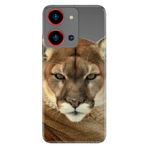 Senada Reeder S19 Max Pro S Zoom İle Uyumlu Kılıf Desenli Silikon Asil Aslan Kaplan