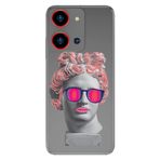 Senada Reeder S19 Max Pro S Zoom İle Uyumlu Kılıf Desenli Silikon Cool Tanrıça