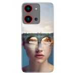 Senada Reeder S19 Max Pro S Zoom İle Uyumlu Kılıf Desenli Silikon Sanatsal