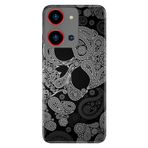 Senada Reeder S19 Max Pro S Zoom İle Uyumlu Kılıf Desenli Silikon Skuller