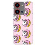 Senada Reeder S19 Max Pro S Zoom İle Uyumlu Kılıf Desenli Silikon Unicorn Donut