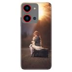 Senada Reeder S19 Max Pro S Zoom İle Uyumlu Kılıf Desenli Silikon Yalnız Çocuk