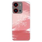 Senada Reeder S19 Max Pro S Zoom İle Uyumlu Kılıf Desenli Silikon You Are Strong