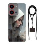 Senada Reeder S19 Max Pro S Zoom ile Uyumlu Kılıf Fantastik Silikon İpli Boyun Askı Aparatı